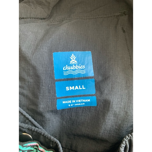 Chubbies Black Shorts Size Small - Picture 3 of 4